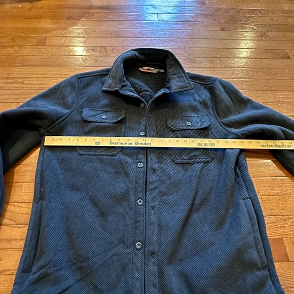 Xl black fleece lined shacket - Picture 1 of 3